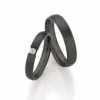 Alianzas de boda de zirconio con diamante