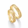 Alianzas de boda de oro blanco