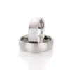 Alianzas de boda de titanio con diamante