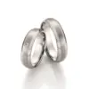 Alianzas de boda de titanio con diamante