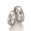Alianzas de boda de titanio con diamante