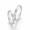 Alianzas de boda de paladio con diamante