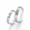 Alianzas de boda de paladio con diamante