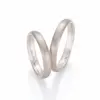Alianzas de boda de oro blanco