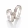 Alianzas de boda de oro blanco