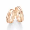 Alianzas de boda de oro rosado