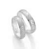 Alianzas de boda de oro blanco