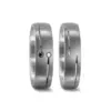 Alianzas de boda de titanio con diamantes