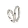 Alianzas de boda de titanio con diamante