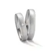 Alianzas de boda de zirconio con diamante