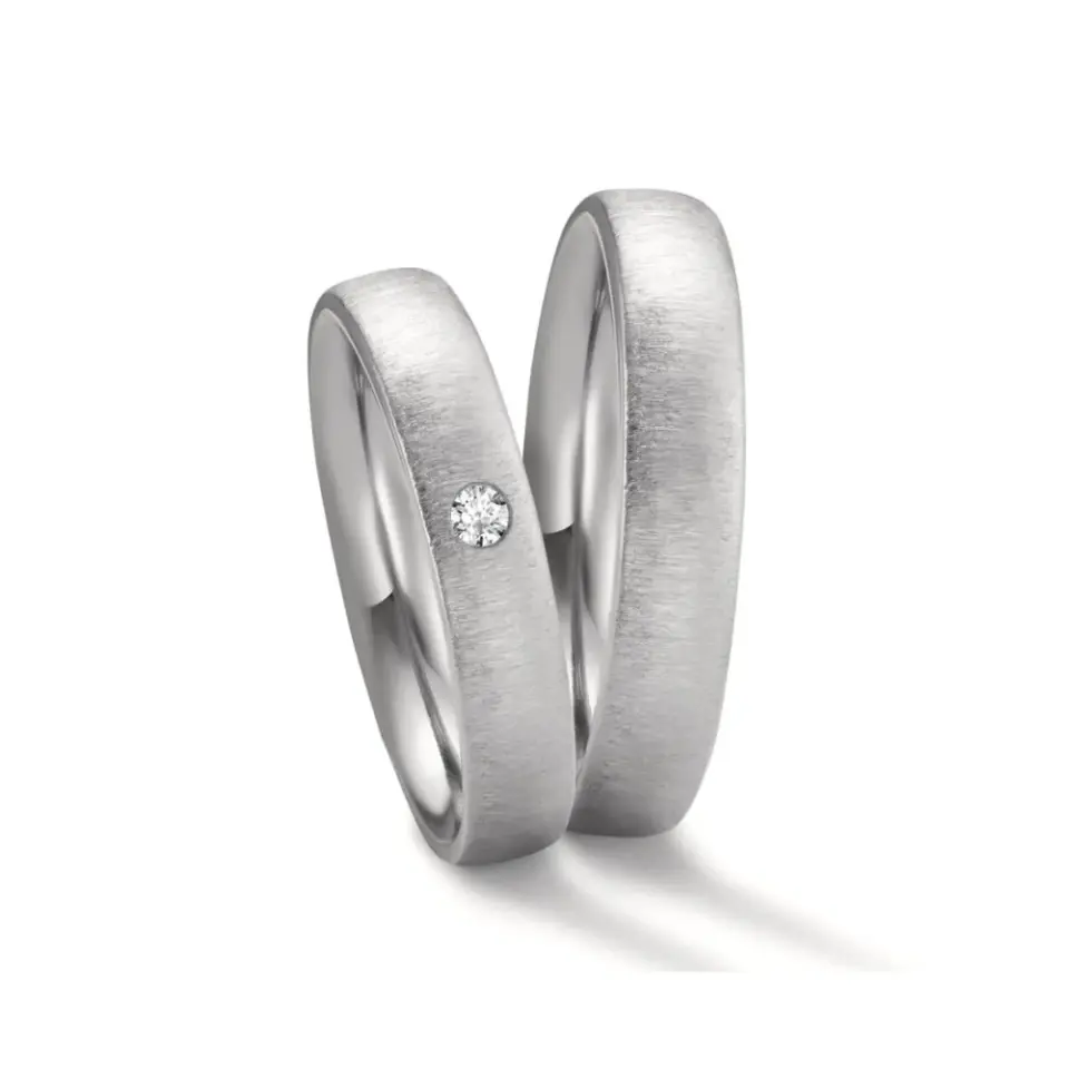 Alianzas de boda de zirconio con diamante