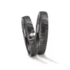 Alianzas de boda de zirconio con diamante