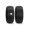 Alianzas de boda de carbono con diamante