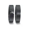Alianzas de boda de carbono con diamante