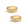 Alianzas de boda de oro amarillo