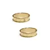 Alianzas de boda de oro amarillo con diamante