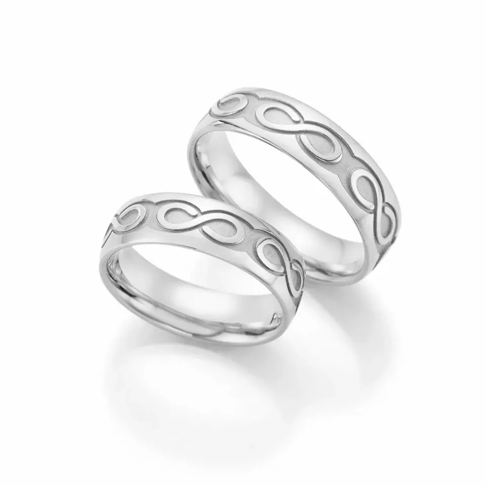 Alianzas de boda de paladio