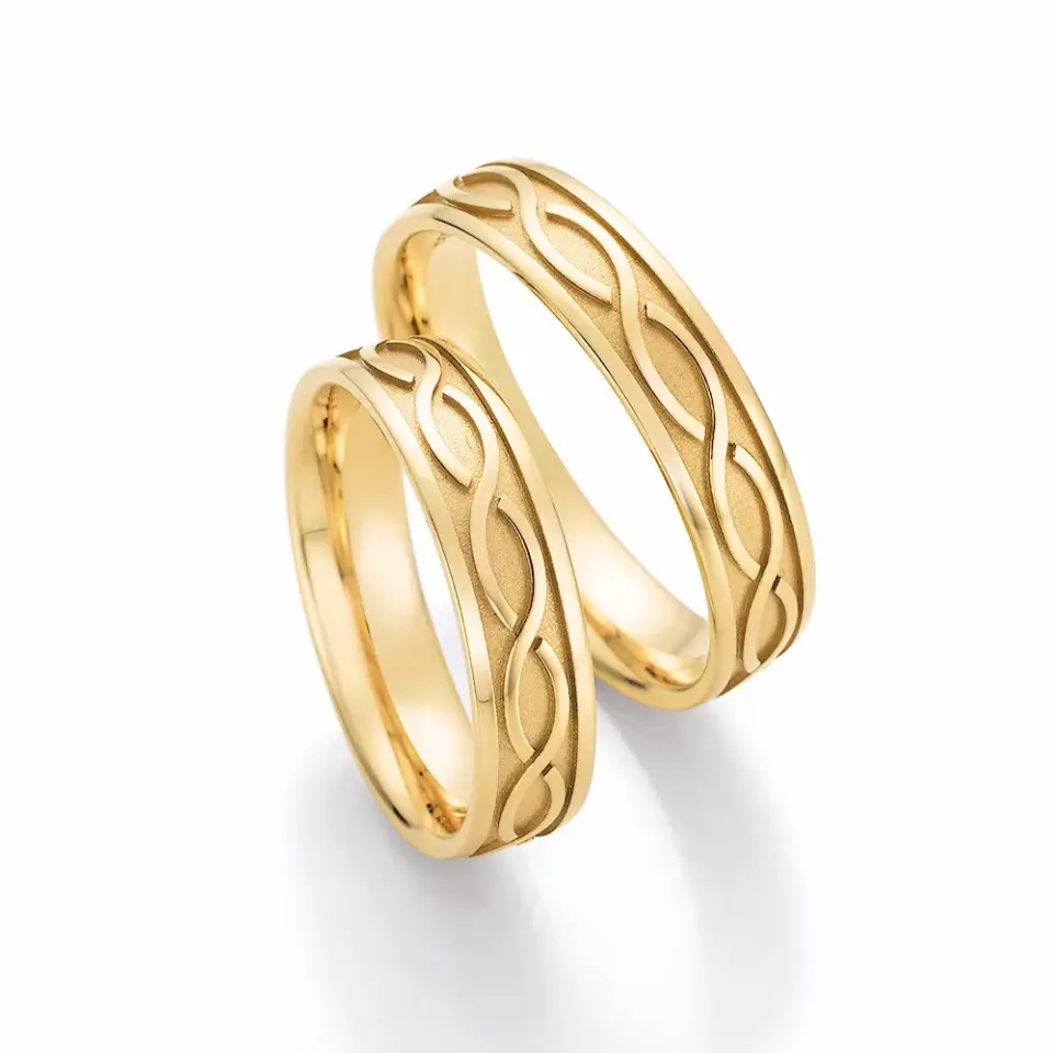 Alianzas de boda de paladio