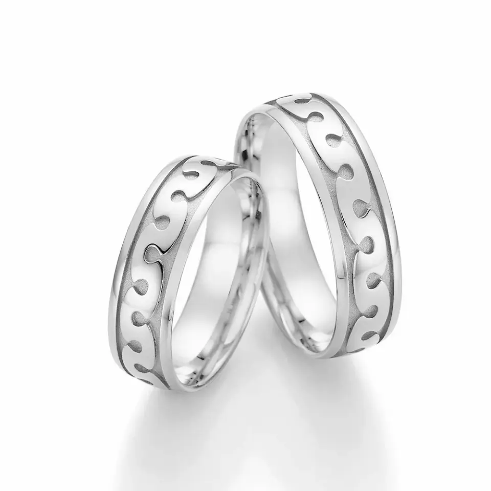 Alianzas de boda de paladio