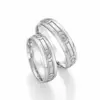 Alianzas de boda de platino