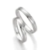 Alianzas de boda de paladio con diamante