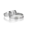 Alianzas de boda de paladio con diamante