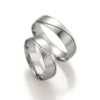 Alianzas de boda de paladio con diamantes
