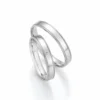 Alianzas de boda de paladio con diamante