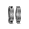 Alianzas de boda de titanio con diamante