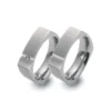 Alianzas de boda de titanio con diamante