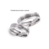 Alianzas de boda de titanio con diamante