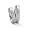 Alianzas de boda de zirconio con diamante