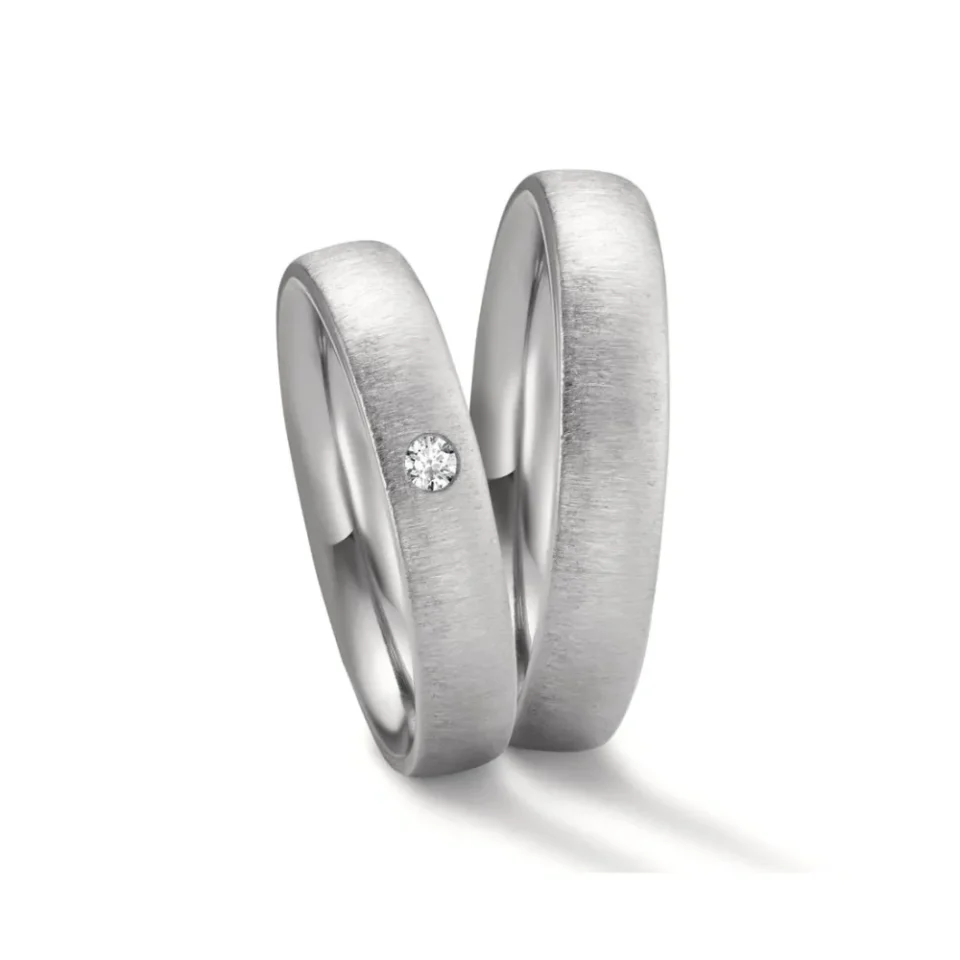 Alianzas de boda de zirconio con diamante
