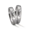 Alianzas de boda de zirconio con diamante