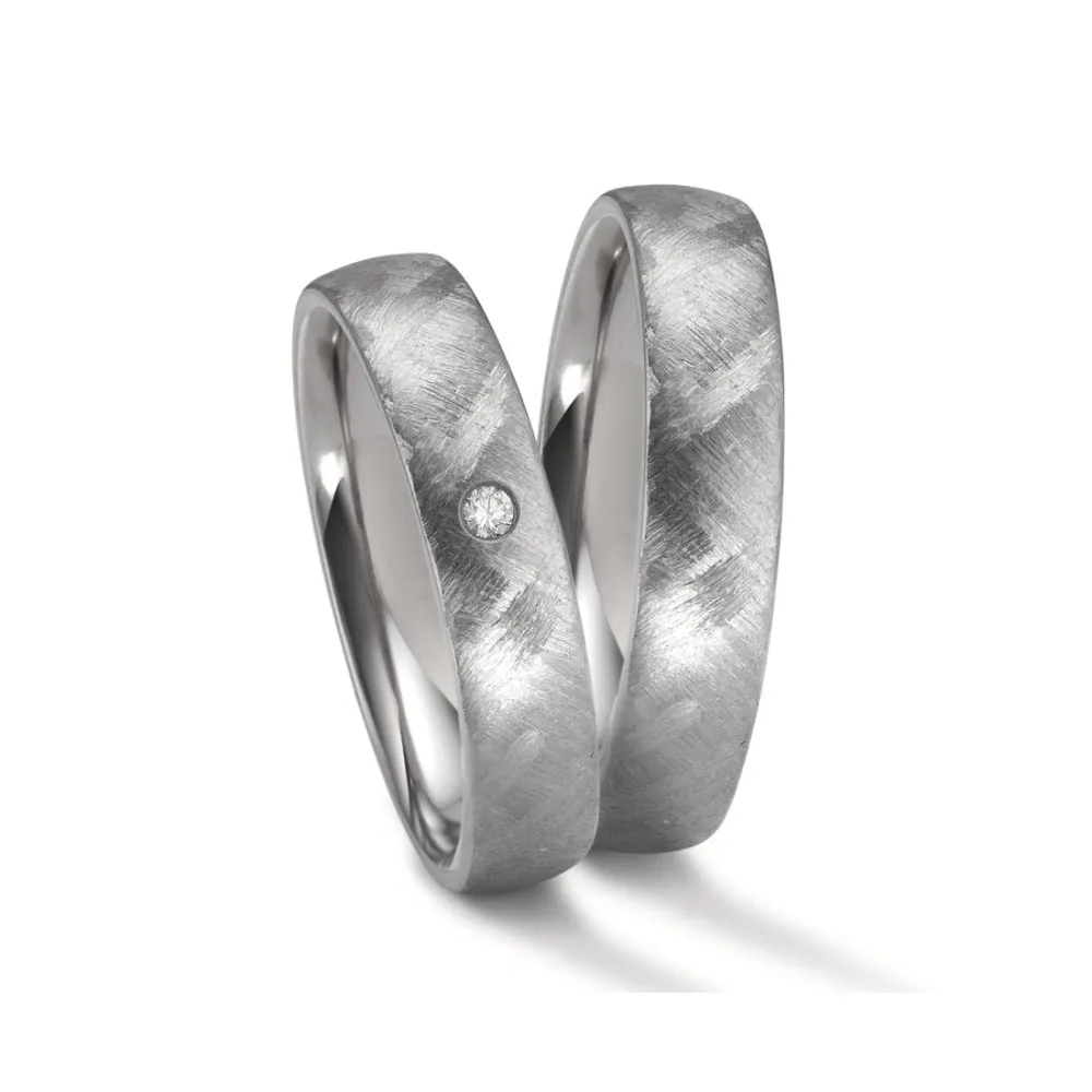 Alianzas de boda de zirconio con diamante