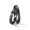 Alianzas de boda de zirconio con diamante
