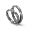 Alianzas de boda de tántalo con diamante