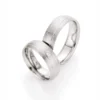 Alianzas de boda de titanio con diamante