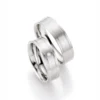 Alianzas de boda de titanio con diamante