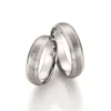 Alianzas de boda de titanio con diamante